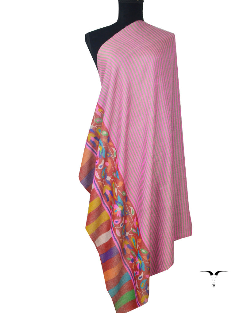 Striped Kani Pashmina Shawl 5180