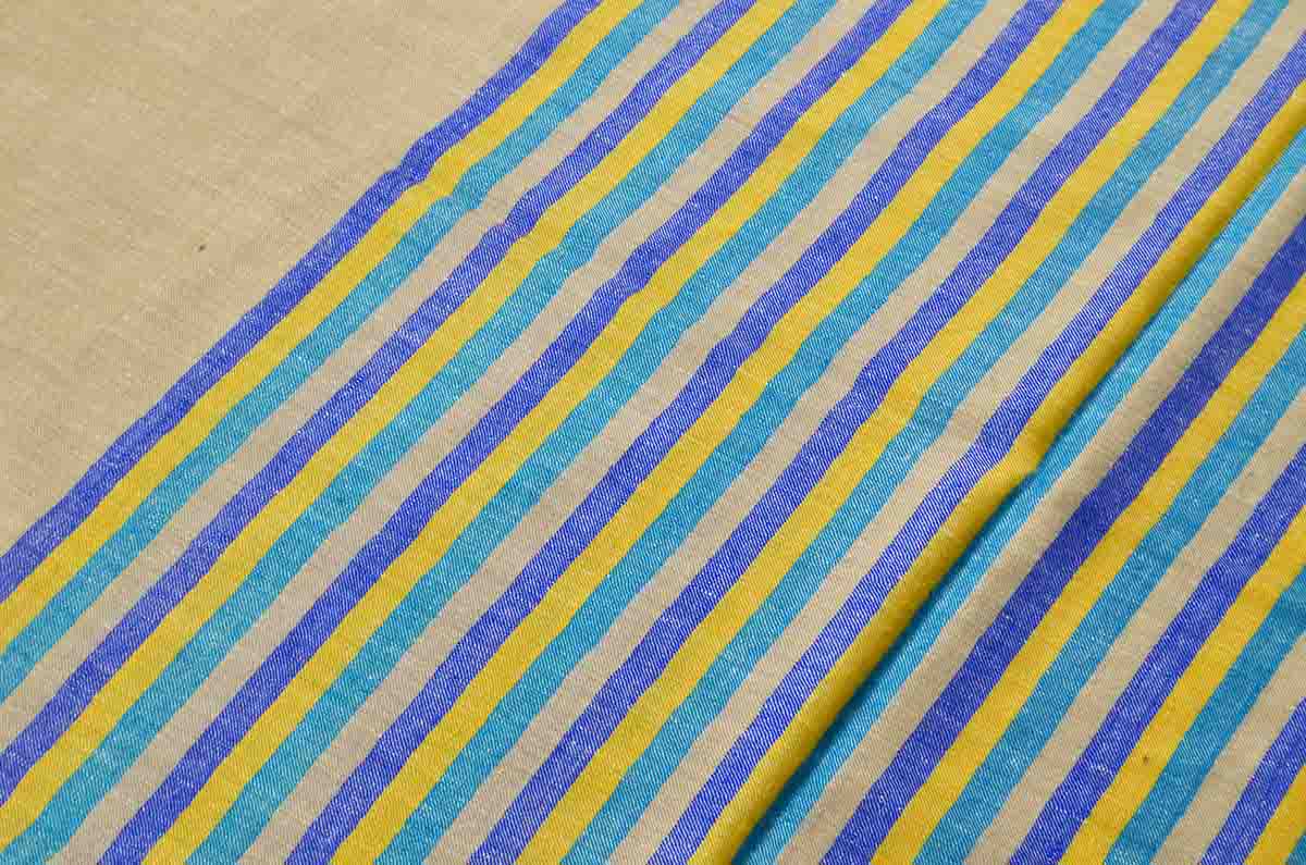 multi- coloured stripes shawl - 4859