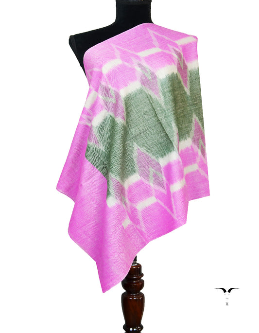 multicoloured ekat pashmina stole 8486