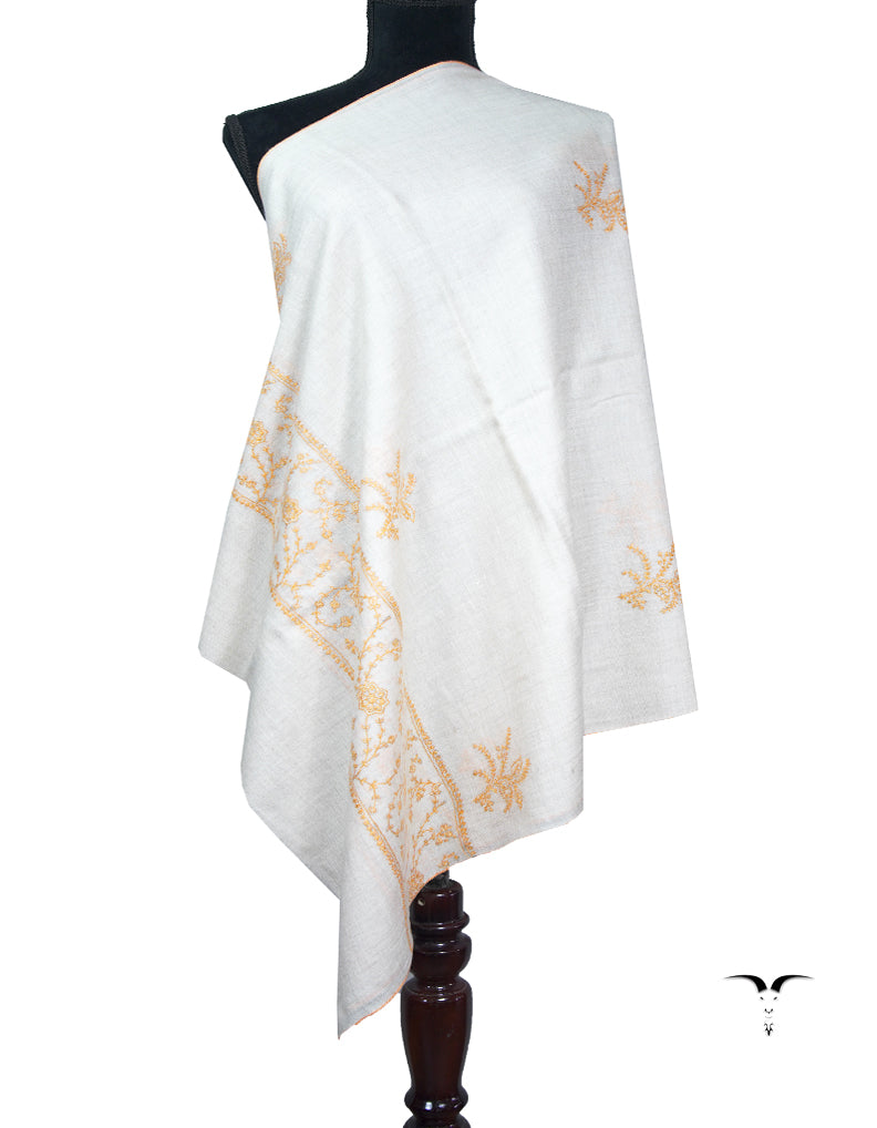 off-white embroidery pashmina stole 8900