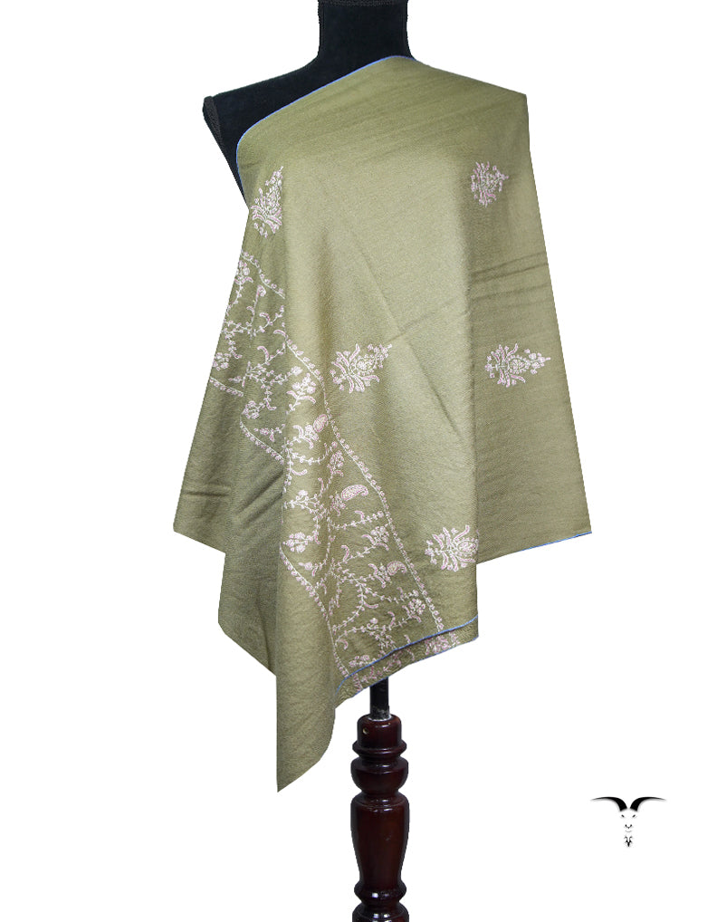 natural butis embroidery pashmina stole 8923